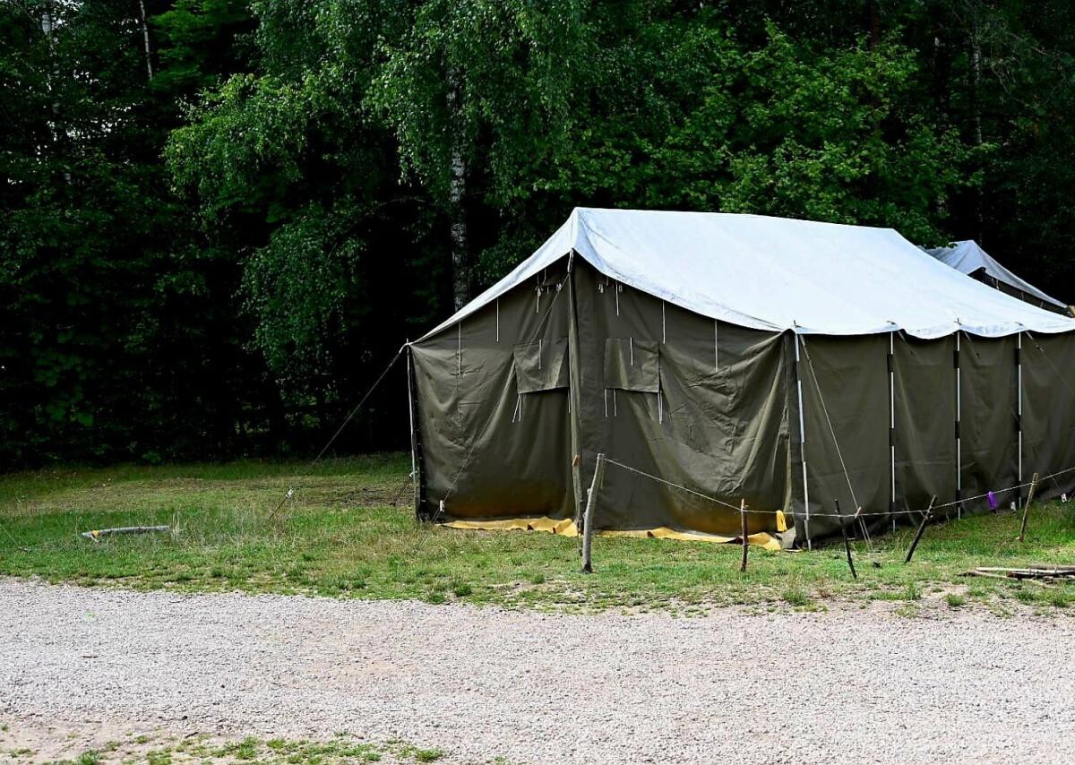 Michał Pierończyk z wizytą na obozie ZHP w Kuźnicy / fot. Michał Pierończyk FB