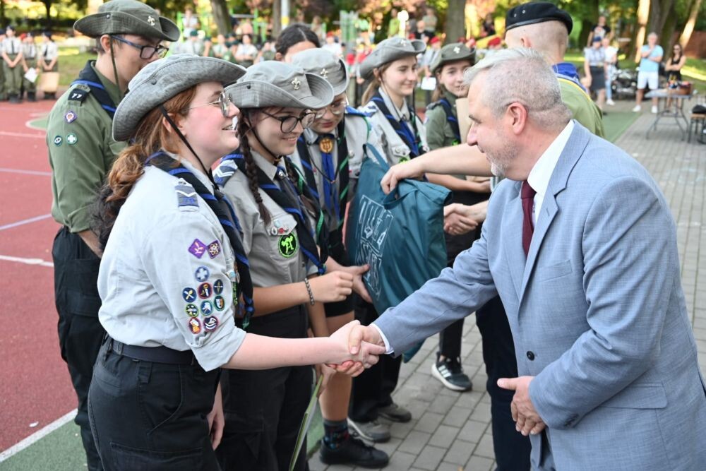 Rudzcy harcerze w gotowości! Za nami „Harcerski start”/fot. UM Ruda Śląska