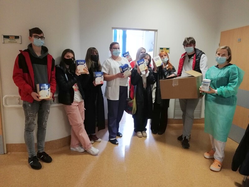 III LO w Chorzowie wspiera pacjentów Szpitala Miejskiego w Rudzie Śląskiej