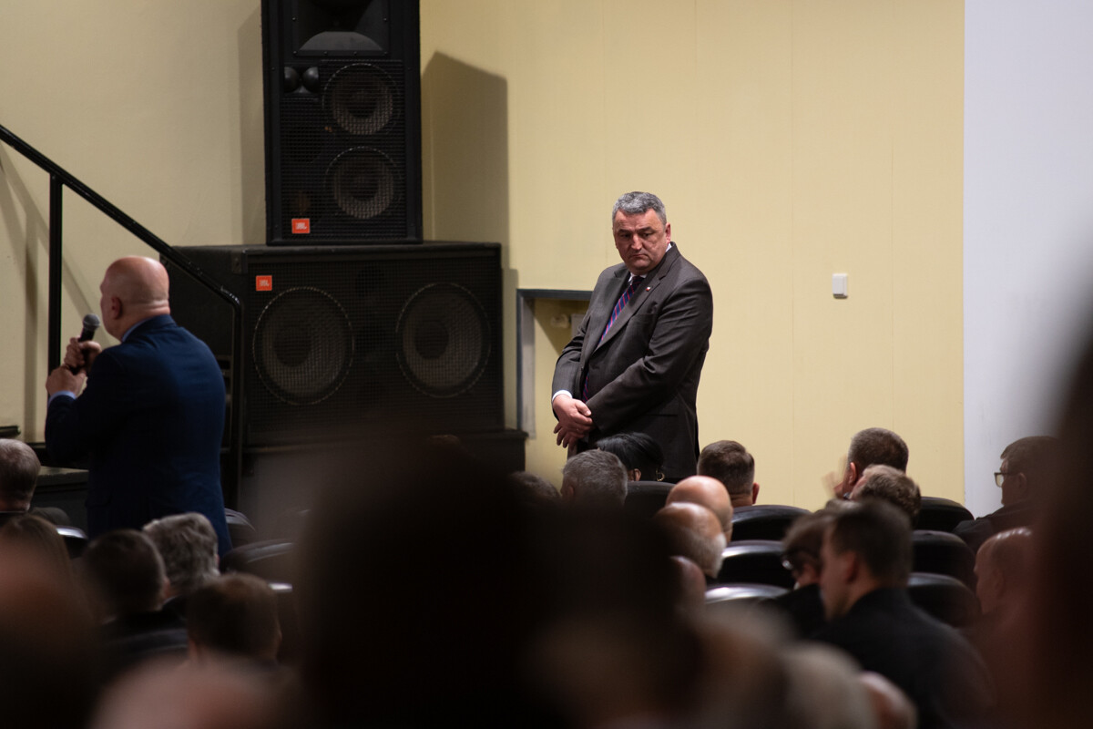 Jacek Sasin i Przemysław Czarnek w Rudzie Śląskiej.