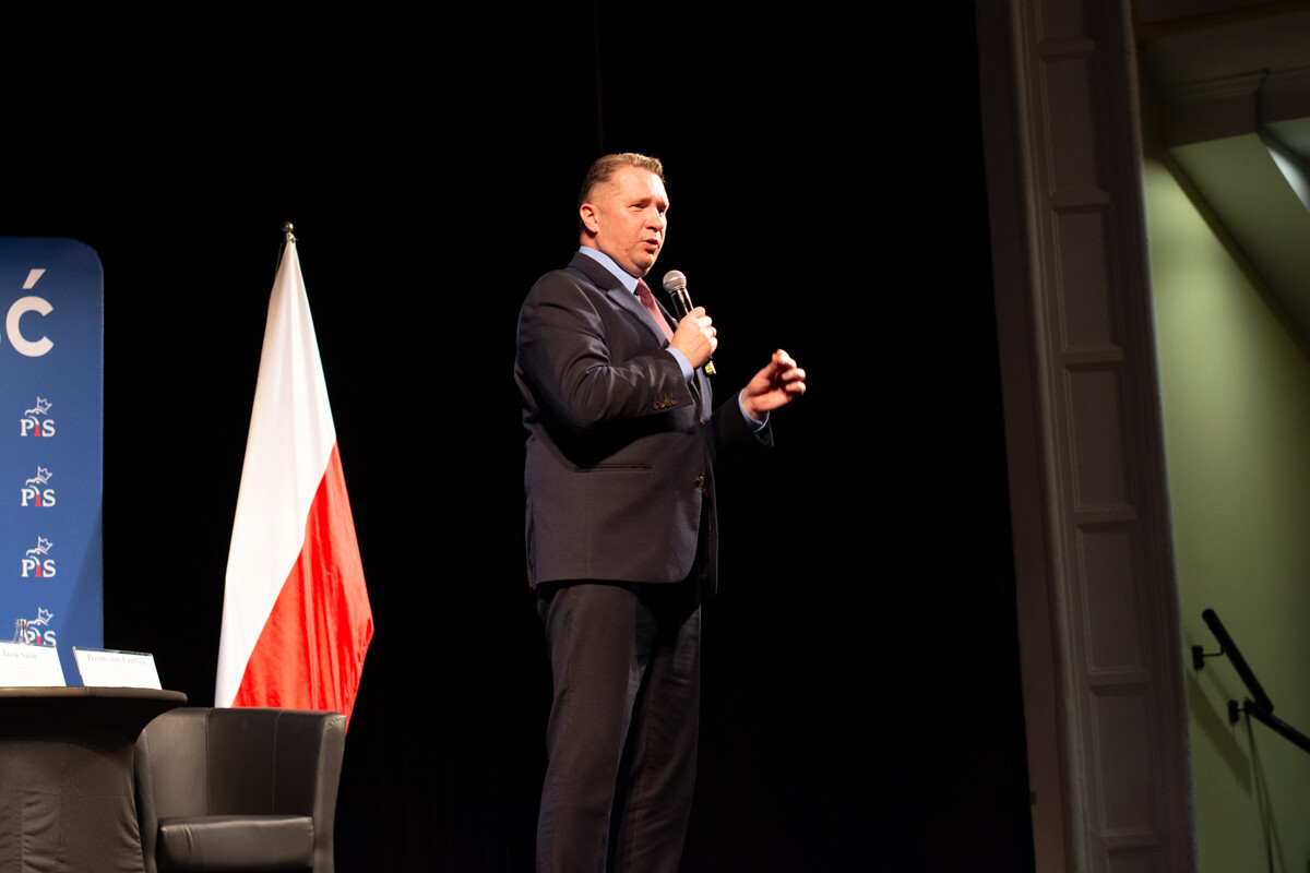 Jacek Sasin i Przemysław Czarnek w Rudzie Śląskiej.