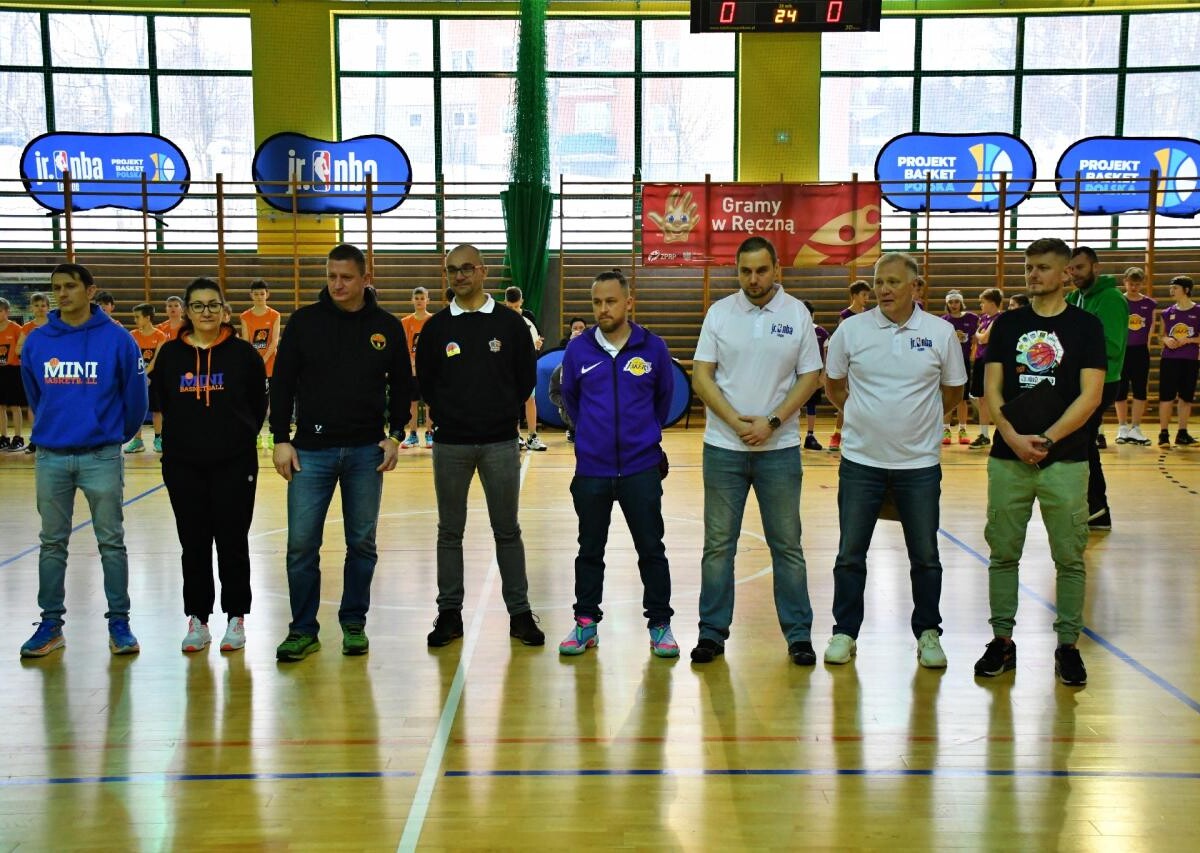 Wczoraj, 20 stycznia w sali gimnastycznej Szkoły Podstawowej nr 14 w Rudzie Śląskiej odbyła się druga edycja Jr. NBA Projekt Basket League / fot. Jacek Knapik