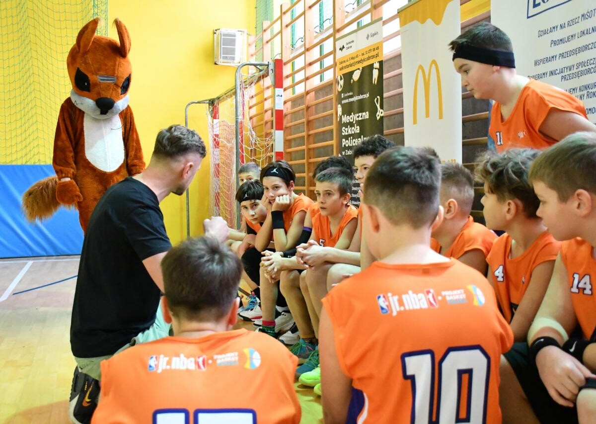 Wczoraj, 20 stycznia w sali gimnastycznej Szkoły Podstawowej nr 14 w Rudzie Śląskiej odbyła się druga edycja Jr. NBA Projekt Basket League / fot. Jacek Knapik