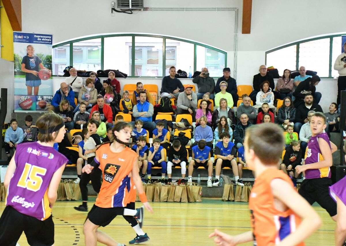 Wczoraj, 20 stycznia w sali gimnastycznej Szkoły Podstawowej nr 14 w Rudzie Śląskiej odbyła się druga edycja Jr. NBA Projekt Basket League / fot. Jacek Knapik