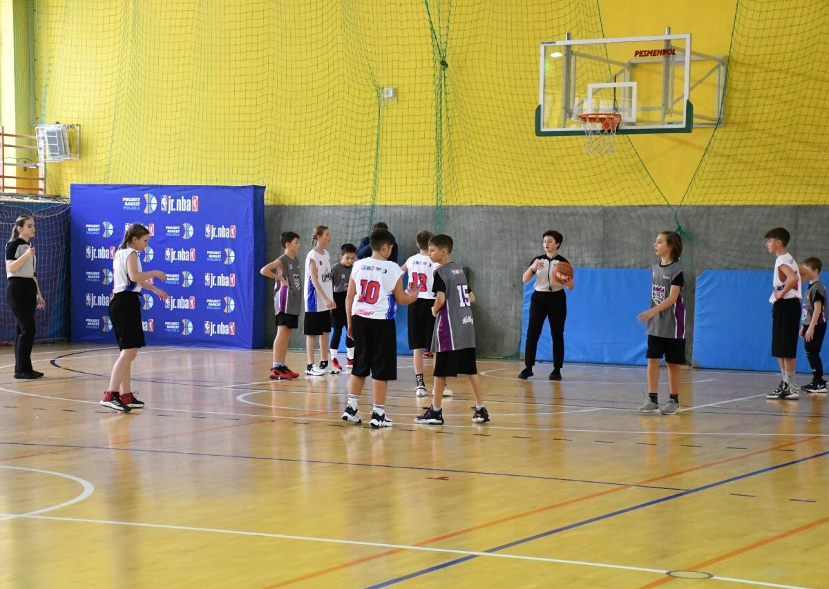 Wczoraj, 20 stycznia w sali gimnastycznej Szkoły Podstawowej nr 14 w Rudzie Śląskiej odbyła się druga edycja Jr. NBA Projekt Basket League / fot. Jacek Knapik