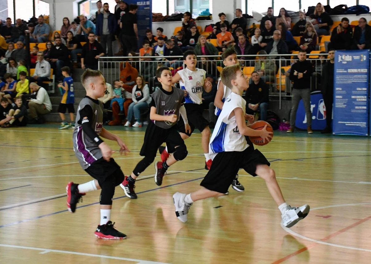 Wczoraj, 20 stycznia w sali gimnastycznej Szkoły Podstawowej nr 14 w Rudzie Śląskiej odbyła się druga edycja Jr. NBA Projekt Basket League / fot. Jacek Knapik