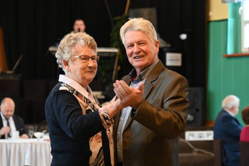 Jubileusze seniorów w siedzibie chóru "Słowiczek"/fot. FB Michał Pierończyk