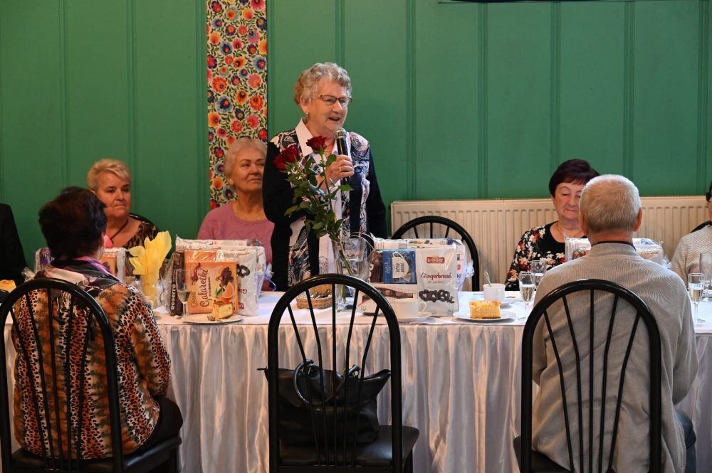 Jubileusze seniorów w siedzibie chóru "Słowiczek"/fot. FB Michał Pierończyk