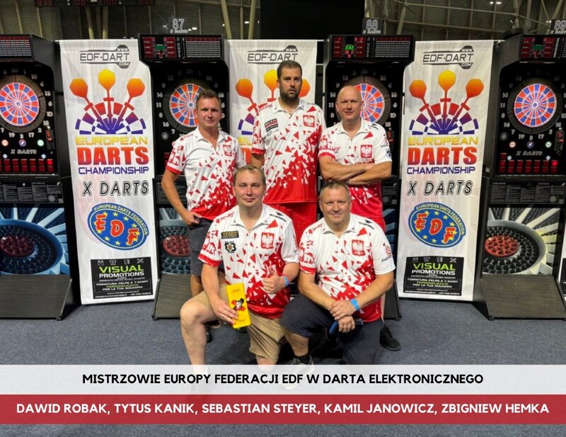 Kolejny sukces rudzkiego dartera. Zbigniew Hemka mistrzem Europy w darta elektronicznego!