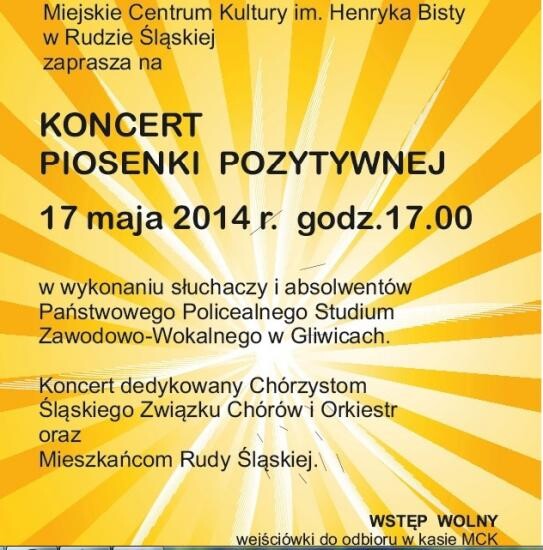 Koncert Piosenki Pozytywnej