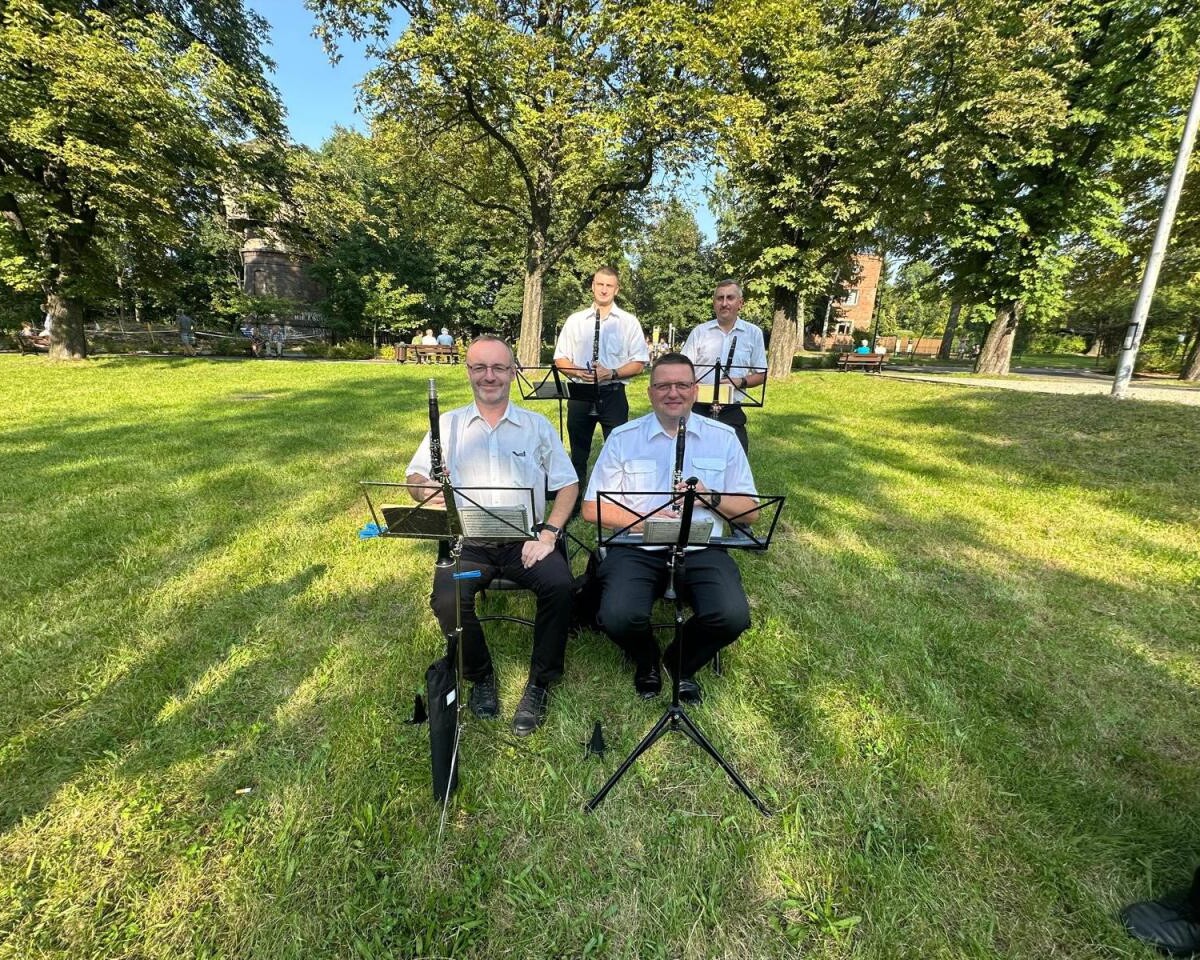 W niedzielę na plantach w Kochłowicach odbył się koncert promenadowy Orkiestry Dętej KWK "Halemba".