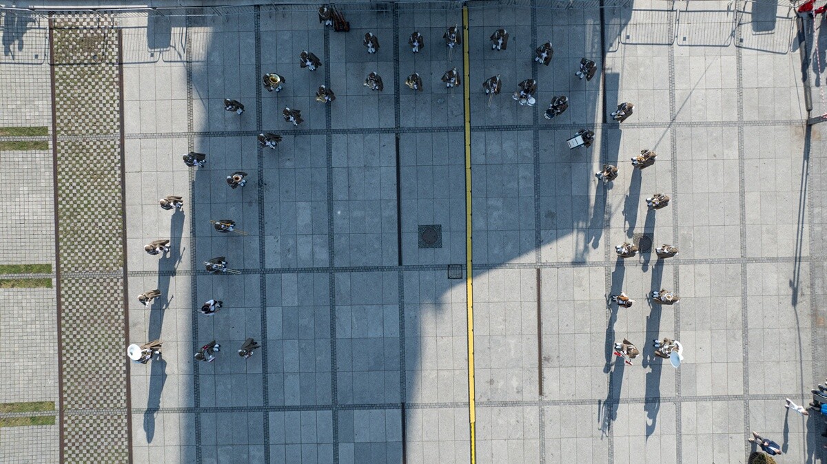 Koncert z okazji 34-lecia Straży Granicznej. / fot. Dronruda.pl