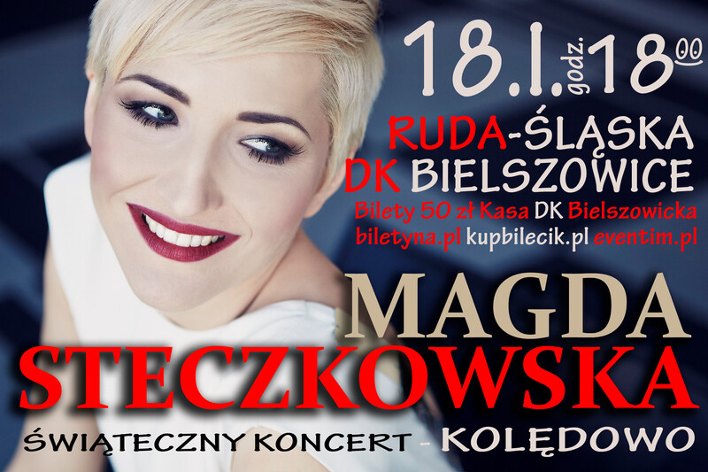 Magda Steczkowska w DK Bielszowice - koncert odwołany