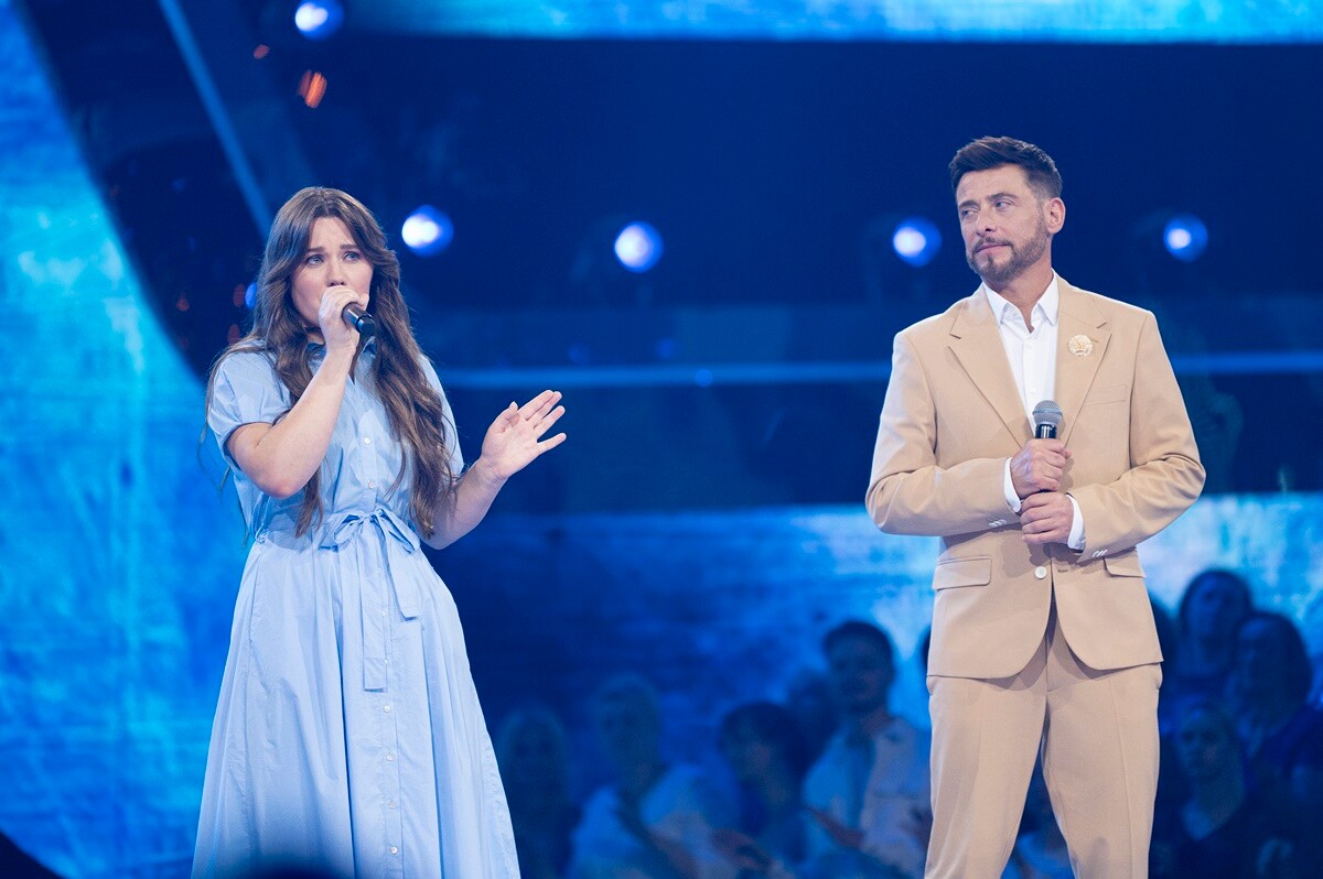 Magdalena Wołek z Rudy Śląskiej w programie "Tak to leciało!". / fot. TVP