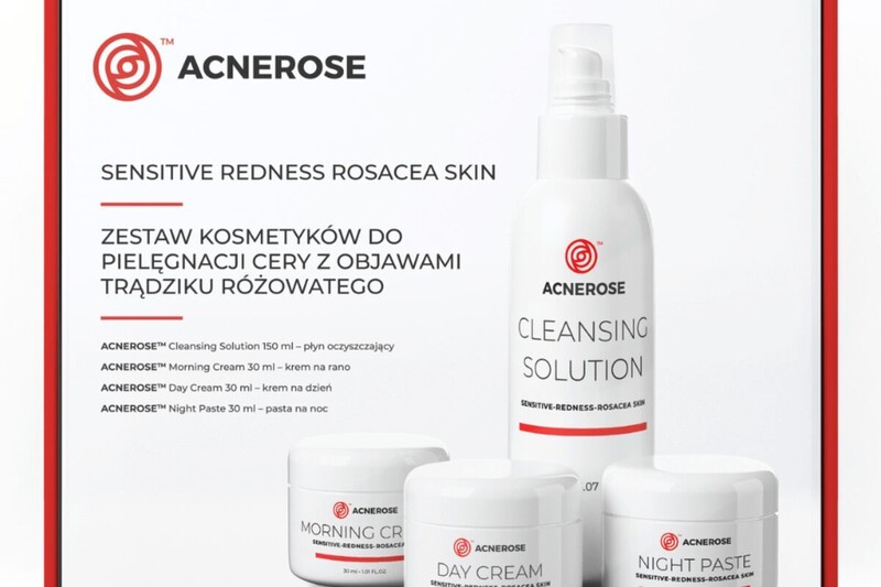 Makijaż przy trądziku różowatym