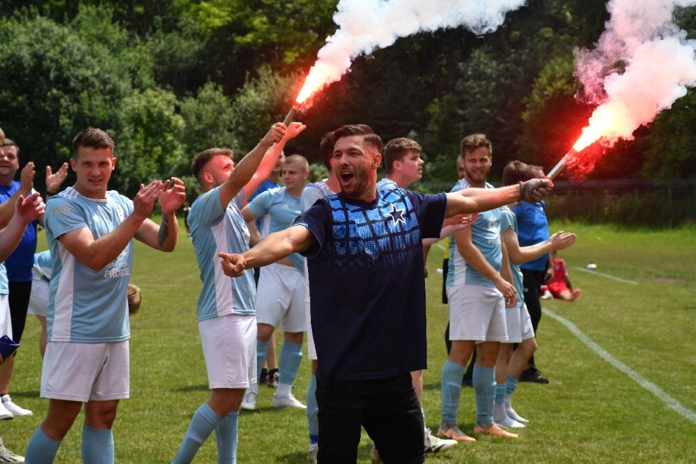 Za nami mecz Slavia Ruda Śląska vs. MKS Siemianowiczanka. Awans drużyny z Rudy Śląskiej! / fot. Jacek Knapik