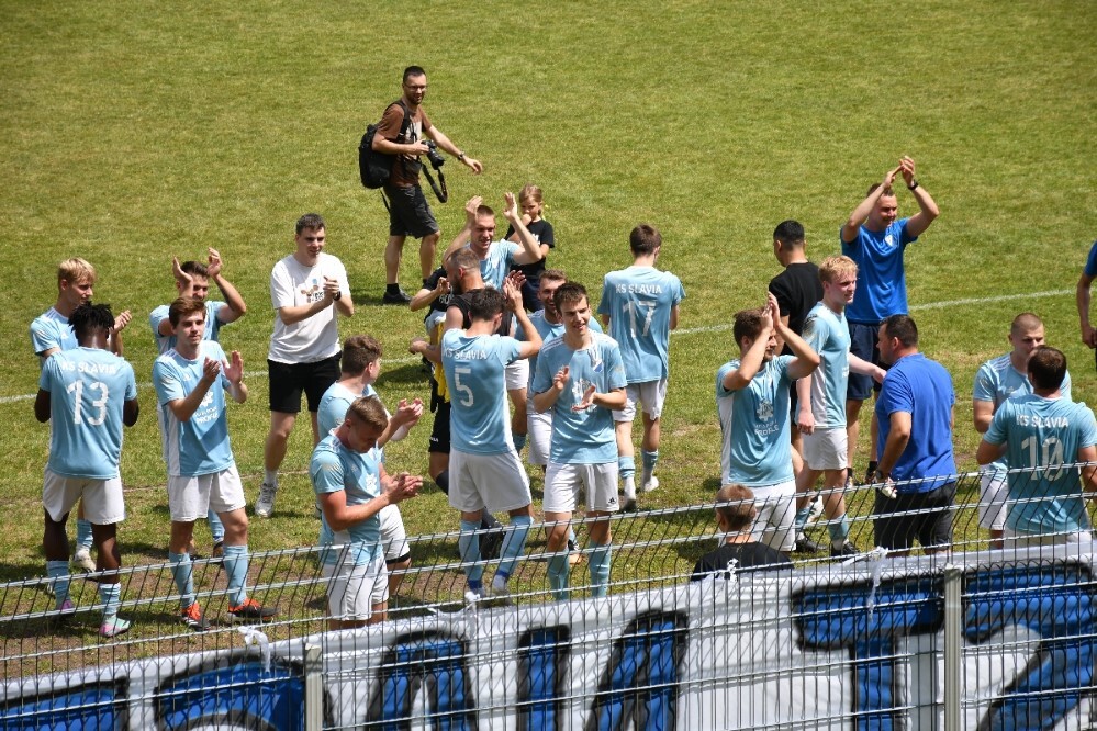 Za nami mecz Slavia Ruda Śląska vs. MKS Siemianowiczanka. Awans drużyny z Rudy Śląskiej! / fot. Jacek Knapik