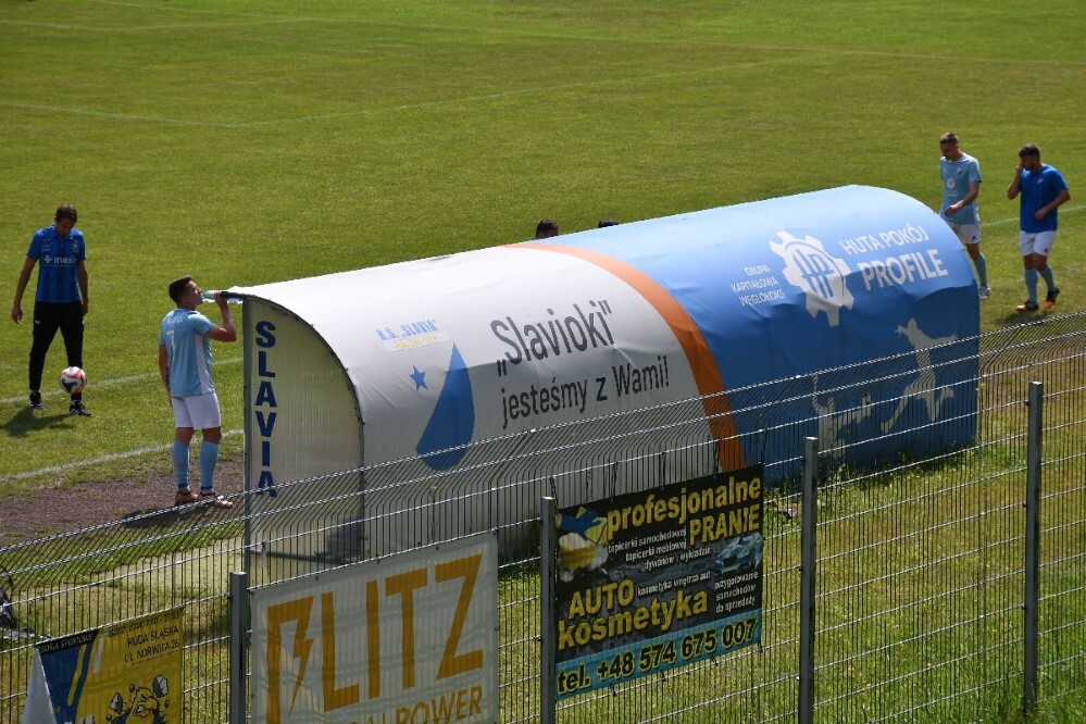 Za nami mecz Slavia Ruda Śląska vs. MKS Siemianowiczanka. Awans drużyny z Rudy Śląskiej! / fot. Jacek Knapik