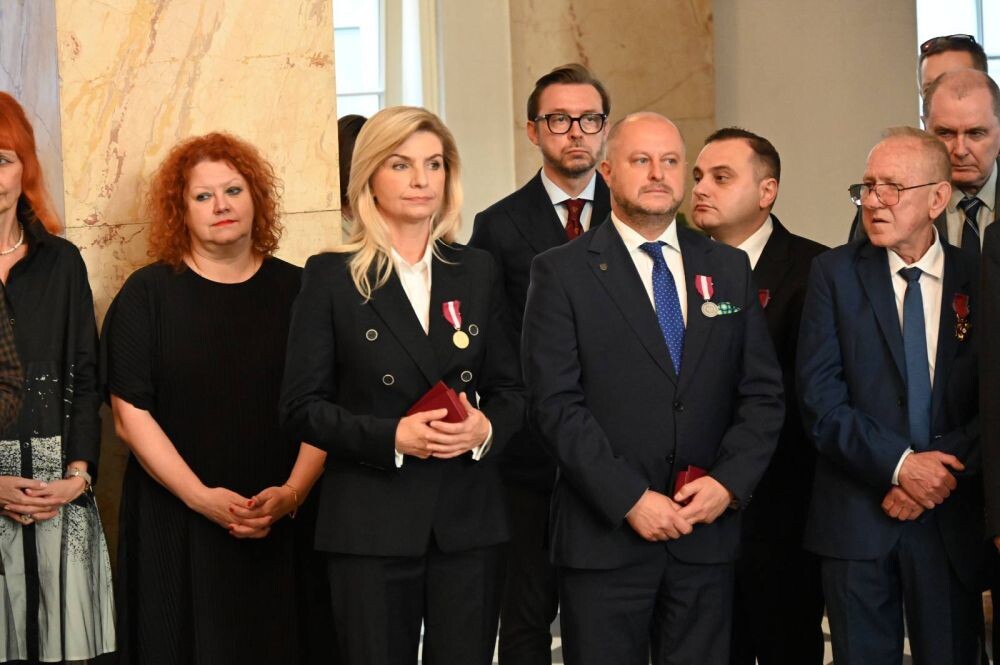 Michał Pierończyk i Anna Krzysteczko odznaczeni medalami przez Prezydenta RP/fot. FB Michał Pierończyk, FB Anna Krzysteczko