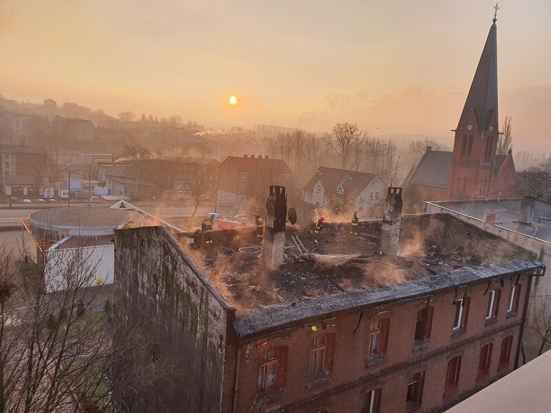 Miasto deklaruję pomoc dla rodzin, które ucierpiały w poniedziałkowym pożarze