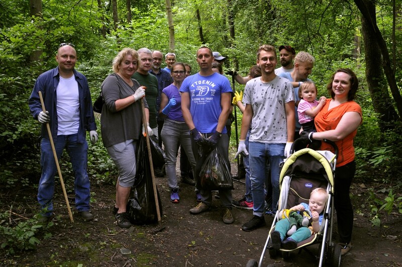 Mieszkańcy posprzątali Puszczę Kokotek