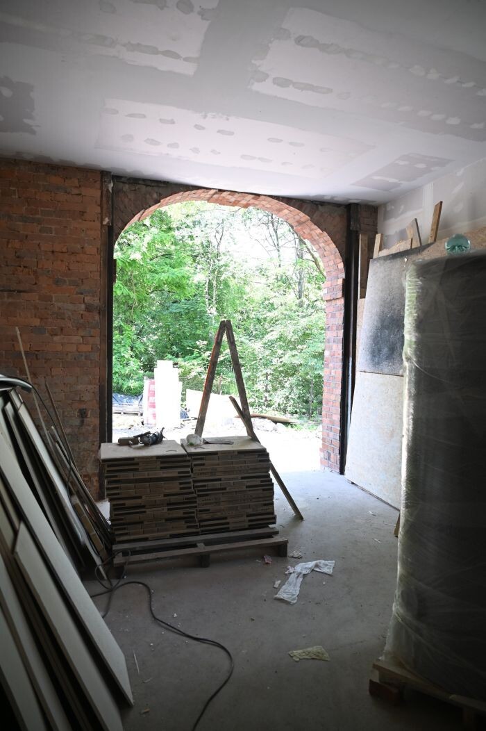 Prace wykończeniowe we „Franciszku” – mieszkania wkrótce zostaną oddane do użytku!/fot. FB Aleksandra Skowronek