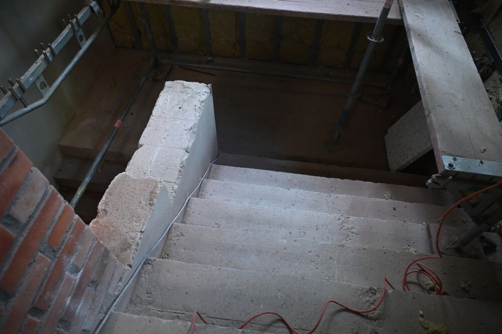 Prace wykończeniowe we „Franciszku” – mieszkania wkrótce zostaną oddane do użytku!/fot. FB Aleksandra Skowronek