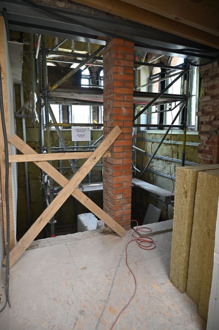 Prace wykończeniowe we „Franciszku” – mieszkania wkrótce zostaną oddane do użytku!/fot. FB Aleksandra Skowronek