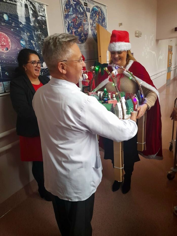 Mikołaj odwiedził Szpital Miejski/fot. Szpital Miejski w Rudzie Śląskiej