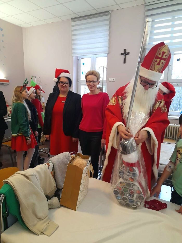Mikołaj odwiedził Szpital Miejski/fot. Szpital Miejski w Rudzie Śląskiej