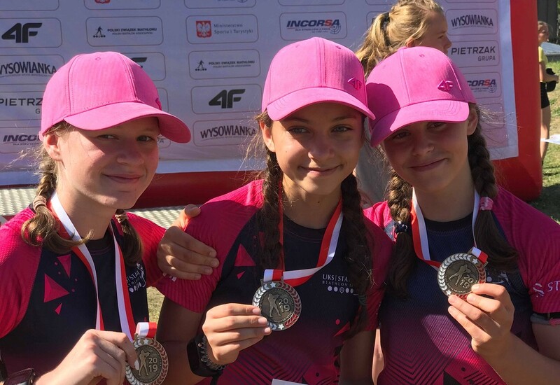 Młoda biathlonistka - Oliwia Suchy może pochwalić się kolejnym sukcesem