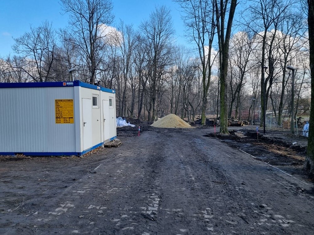 Trwa realizacja kolejnego etapu budowy Traktu Rudzkiego. Zobaczcie, jak do tej pory zmienił się Park Dworski w Nowym Bytomiu.