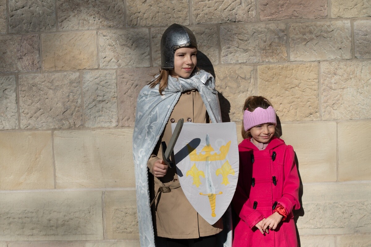 Najmłodsi mieszkańcy Kochłowic wyjątkowo uczcili Uroczystość Wszystkich Świętych. / fot. Marek Faber