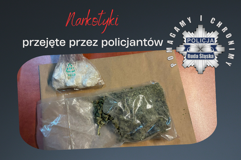Nieudana ucieczka 33-letniego dilera w Wirku. Policja zabezpieczyła pokaźny towar
