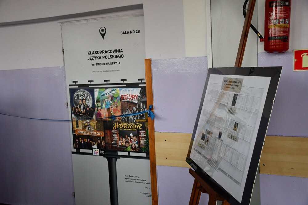 Nowa sala imienia Zbigniewa Stryja w Szkole Podstawowej nr 8 im. Miłośników Ziemi Śląskiej