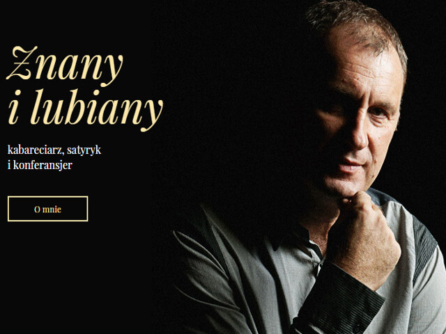 Nowa strona www rudzkiego kabareciarza - Grzegorza Poloczka