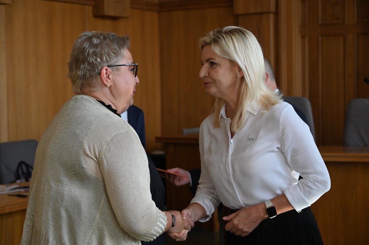 Nowi dyrektorzy szkół i przedszkoli w Rudzie Śląskiej. / fot. UM Ruda Śląska