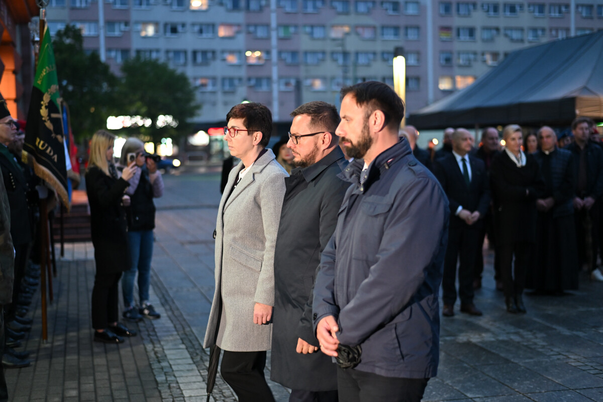 Ruda Śląska uczciła 80. rocznicę Tragedii Górnośląskiej / fot. Marek Faber