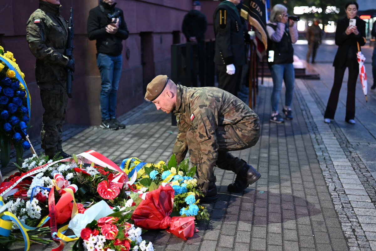 Ruda Śląska uczciła 80. rocznicę Tragedii Górnośląskiej / fot. Marek Faber