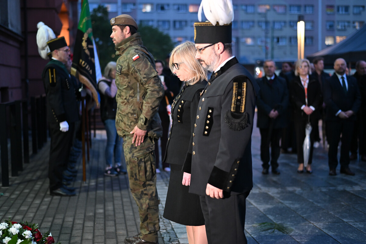 Ruda Śląska uczciła 80. rocznicę Tragedii Górnośląskiej / fot. Marek Faber