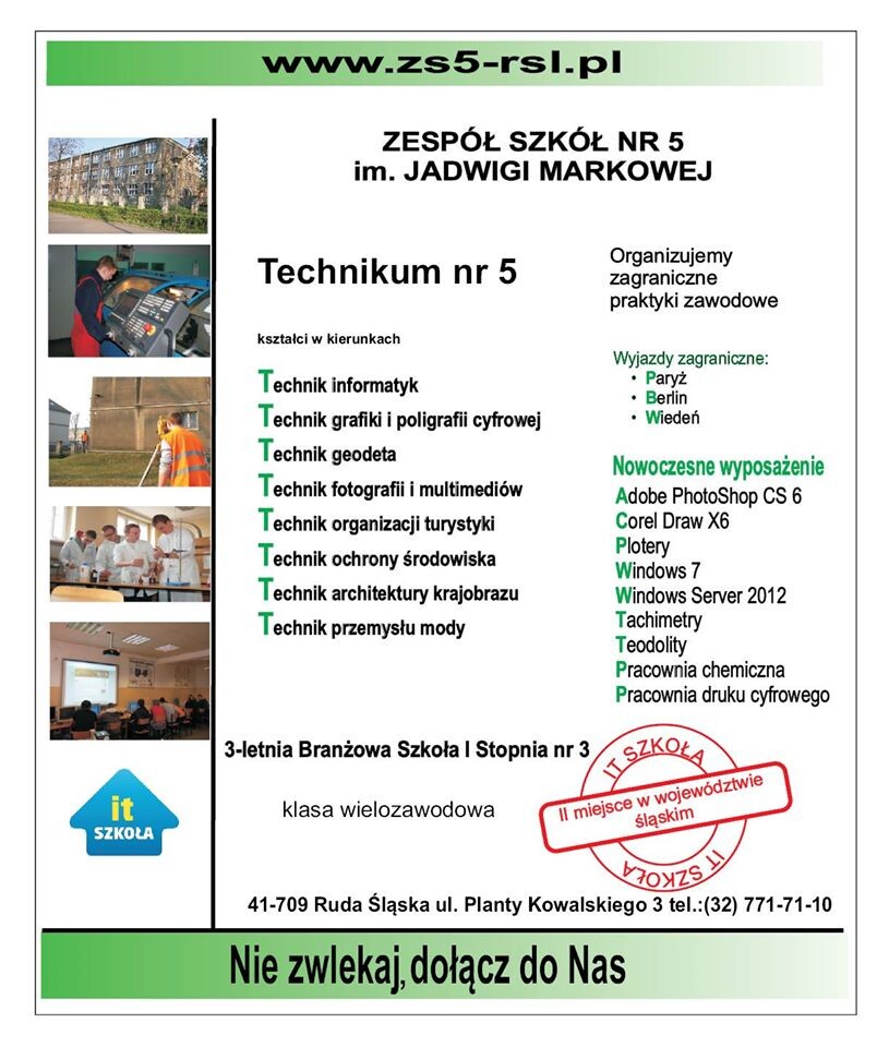 Co roku Giełda Szkół Ponadpodstawowych, organizowana w hali MOSiR w Halembie, pomaga wybrać absolwentom dalszą ścieżkę edukacji. Jednak w tym roku ze względu na wprowadzony stan epidemii, z ofertą edukacyjną rudzkich szkół można zapoznać się w wersji elektronicznej, a także dzwoniąc do danej szkoły w celu uzyskania szczegółowych informacji.