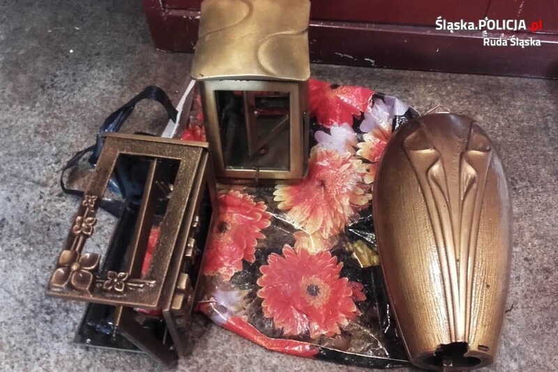 Okradał nagrobki na cmentarzu komunalnym