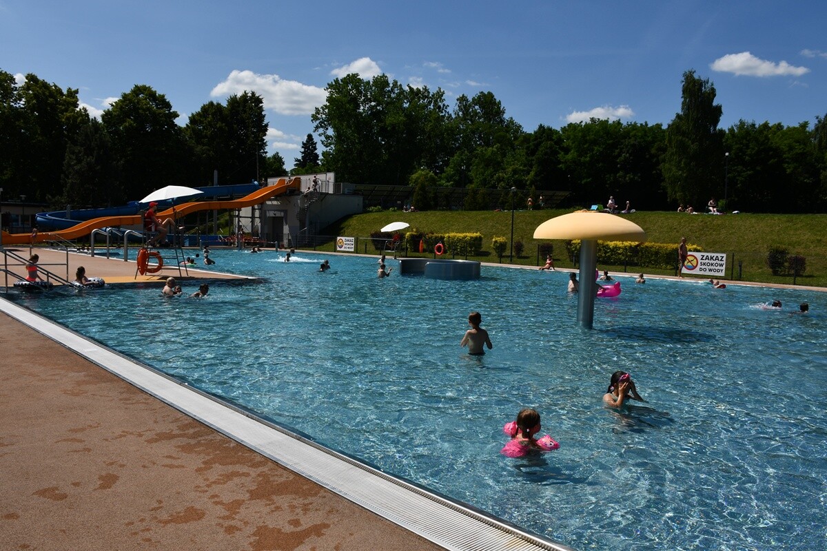 Otwarcie basenu letniego w Rudzie Śląskiej.