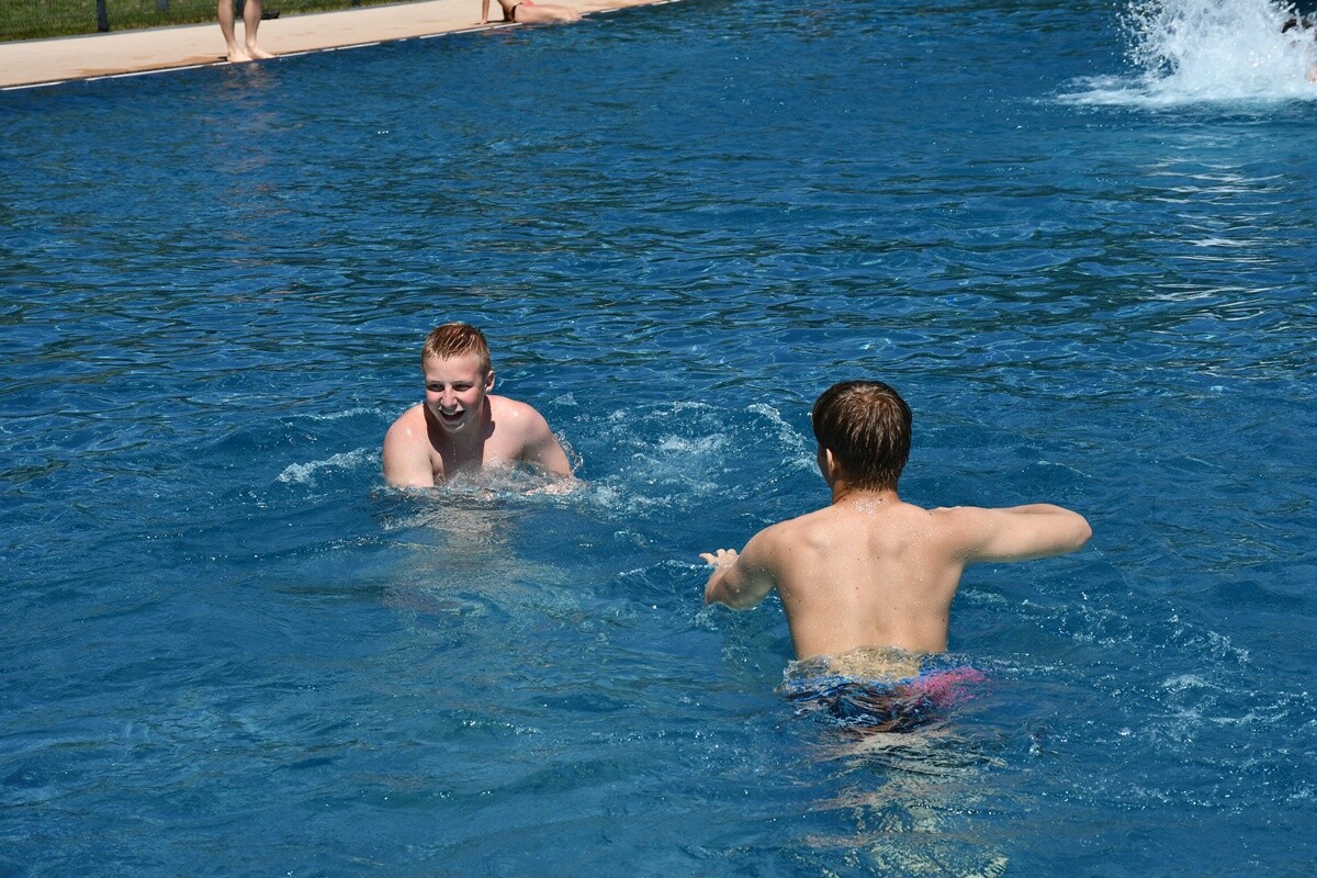 Otwarcie basenu letniego w Rudzie Śląskiej.