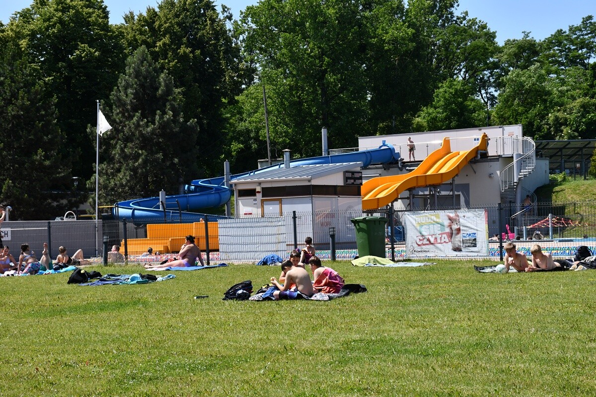 Otwarcie basenu letniego w Rudzie Śląskiej.