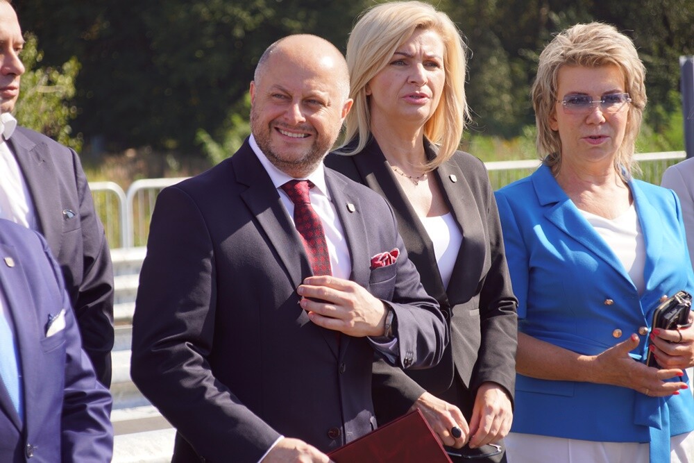 Otwarcie kolejnego odcinka trasy N-S w Rudzie Śląskiej.