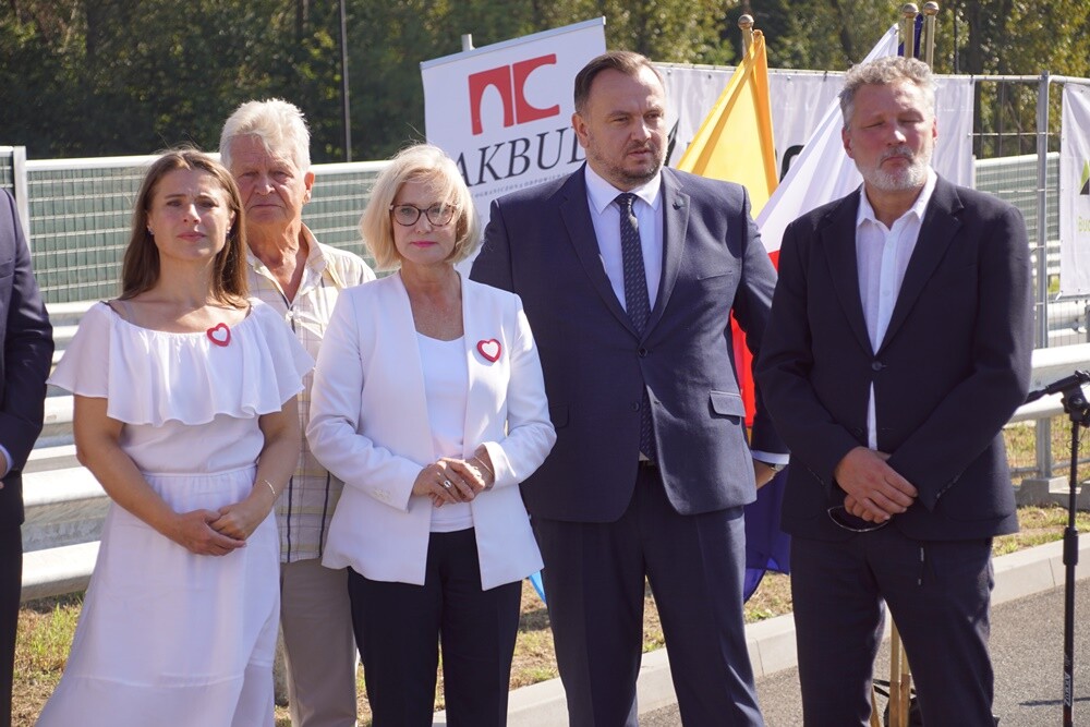 Otwarcie kolejnego odcinka trasy N-S w Rudzie Śląskiej.