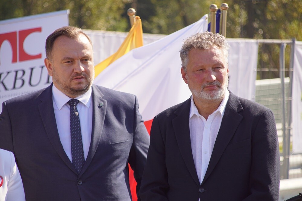 Otwarcie kolejnego odcinka trasy N-S w Rudzie Śląskiej.
