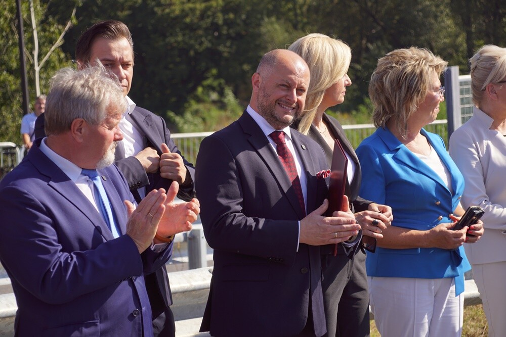 Otwarcie kolejnego odcinka trasy N-S w Rudzie Śląskiej.