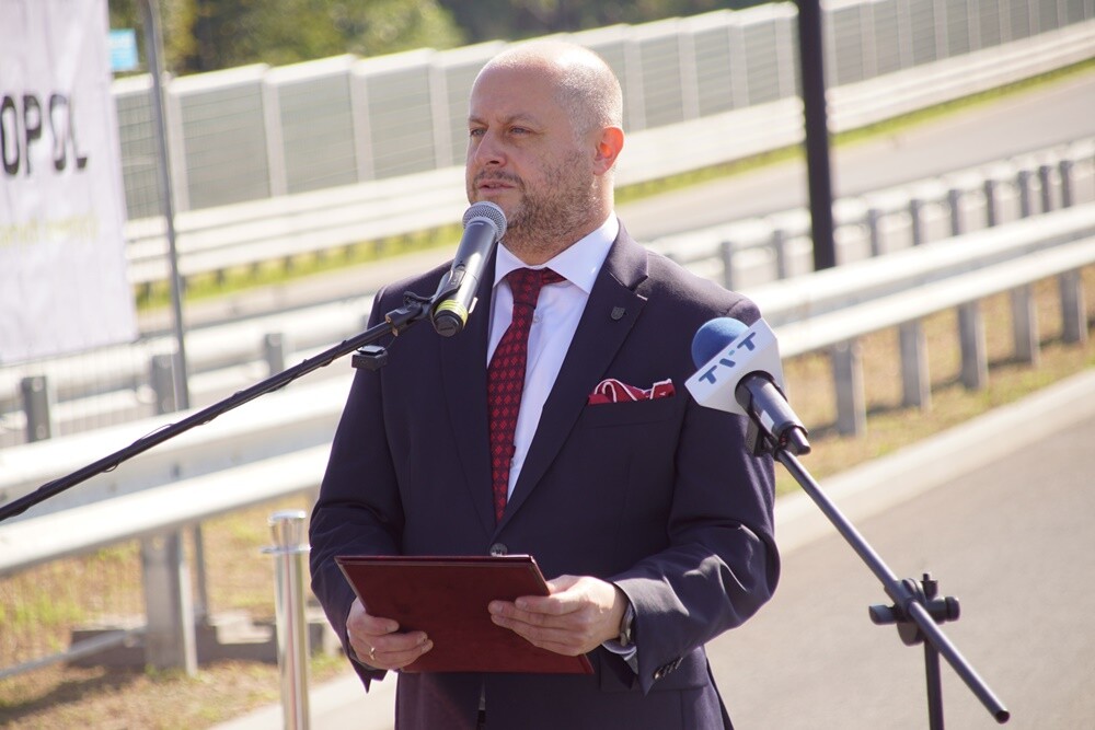 Otwarcie kolejnego odcinka trasy N-S w Rudzie Śląskiej.
